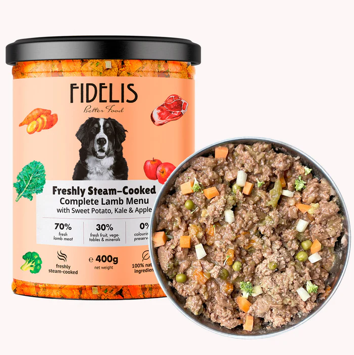 Fidelis Lamb With Sweet Potato, Kale And Apple 400G