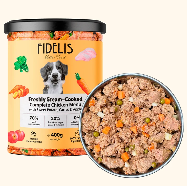Fidelis Chicken With Sweet Potato, Carrot And Apple 400G