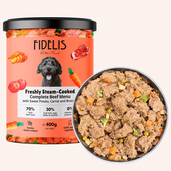 Fidelis Beef With Sweet Potato, Apple And Broccoli 400G