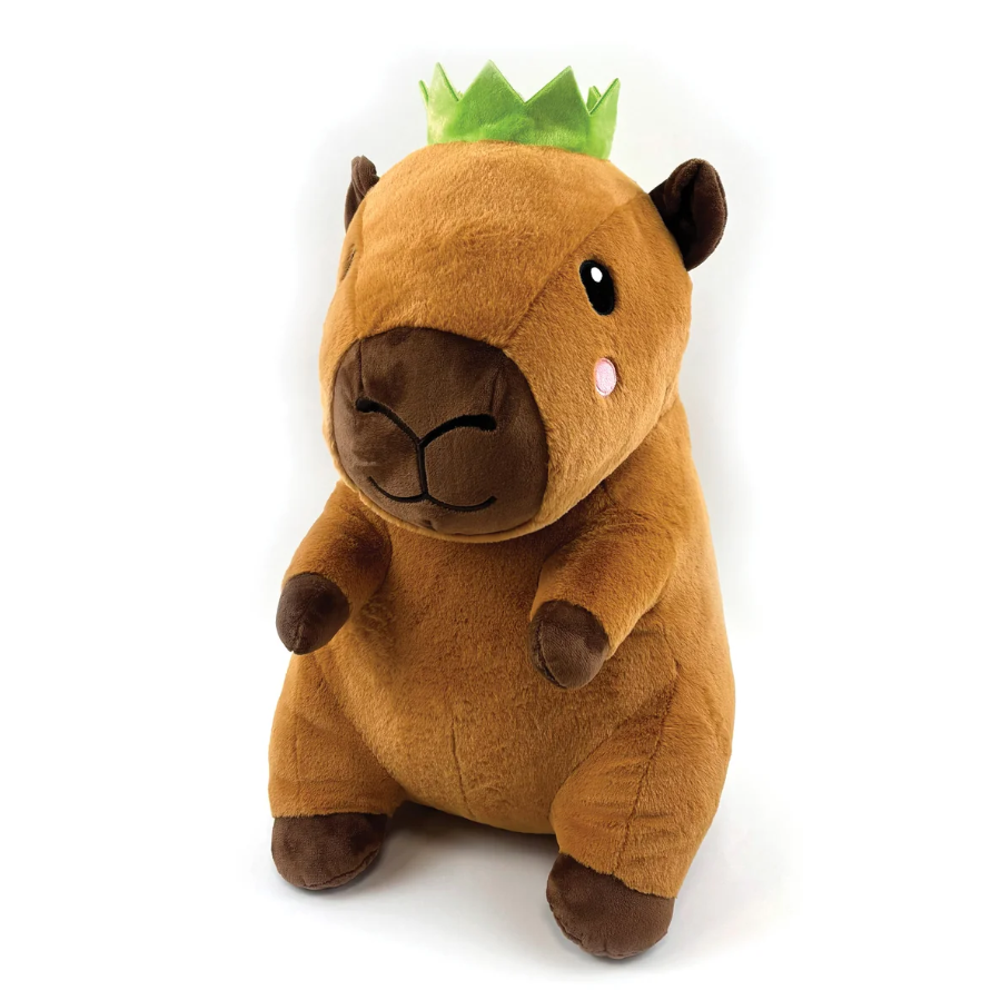 Happy Pet Corby Capybara Plush Dog Toy