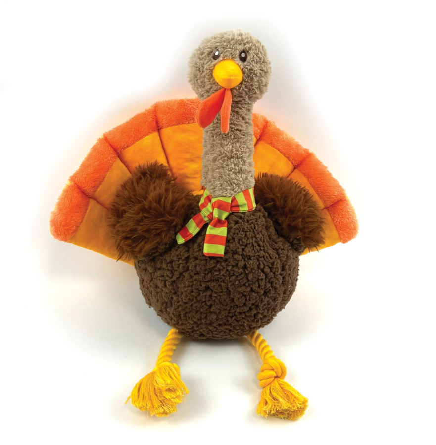 Happy Pet Jumbo Tommy Turkey Plush Christmas Dog Toy